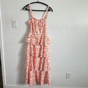 Floral Tiered Maxi Dress